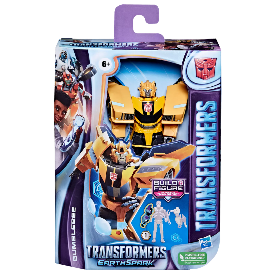 TRANSFORMER EARTHSPARK BUMBLEBEE (DR MERIDIAN MANDROID)
