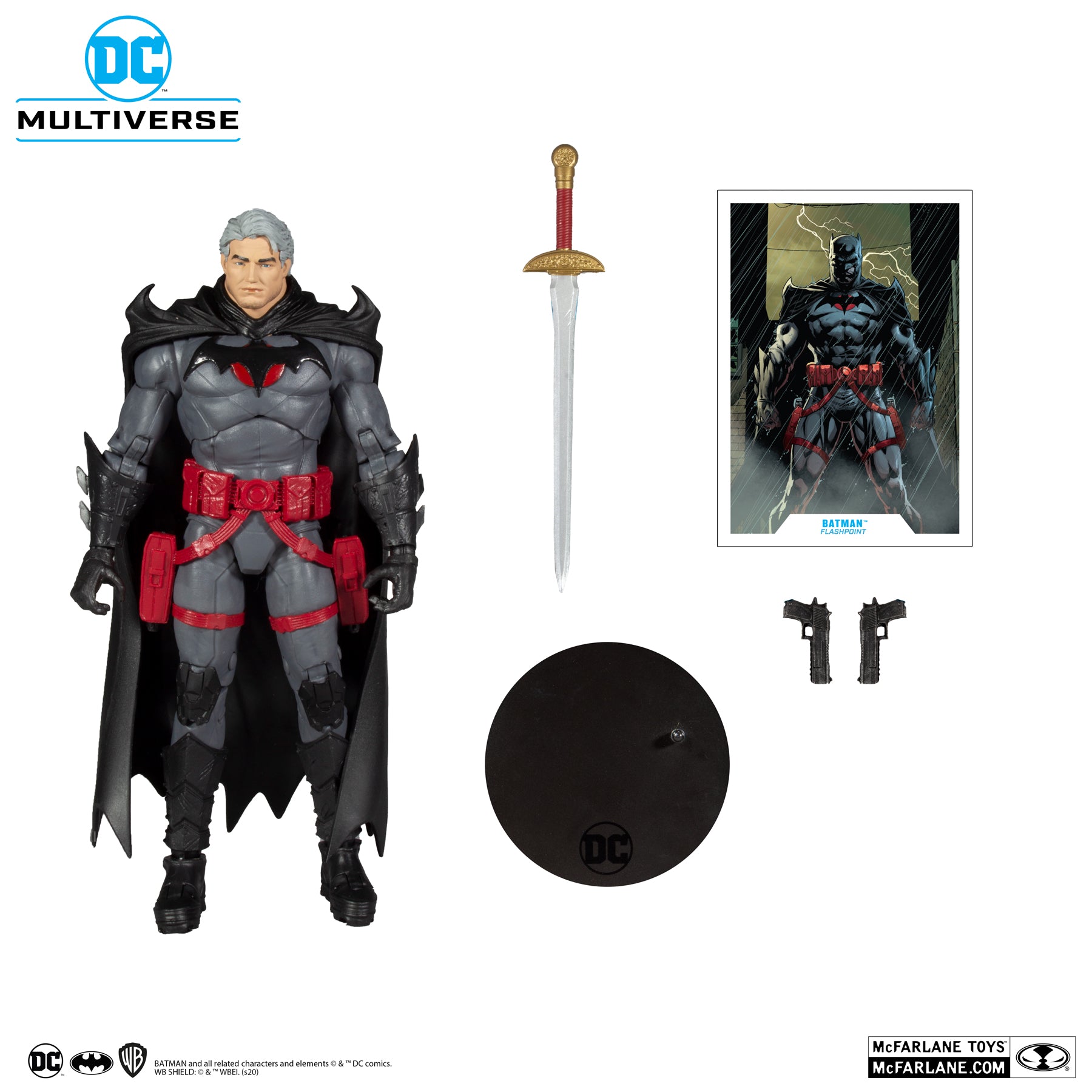 MCFARLANE TOYS DC MULTIVERSE FLASHPOINT: UNMASKED BATMAN