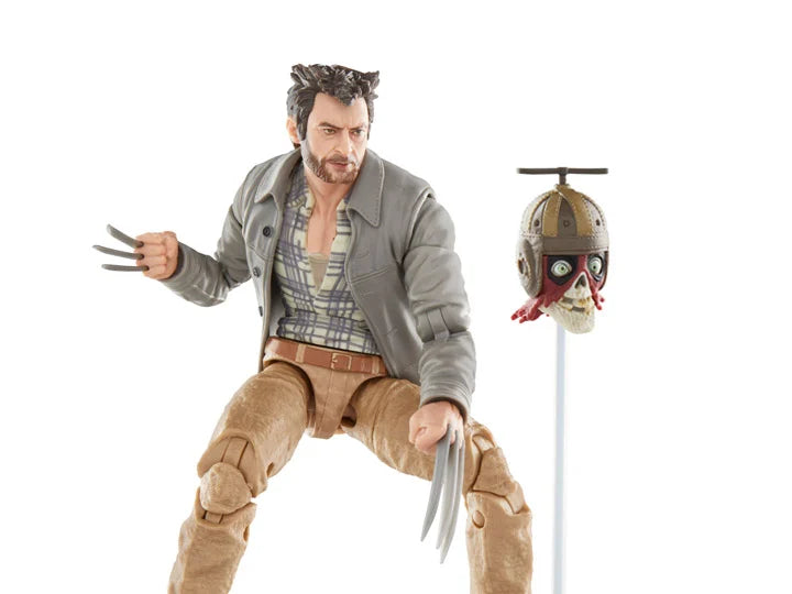 MARVEL LEGEND SERIES DEADPOOL & WOLVERINE  HEADPOOL w/ MARVEL'S LOGAN