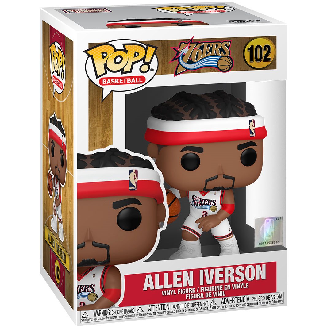 FUNKO POP! BASKETBALL ALLEN IVERSON #102 (HOME)