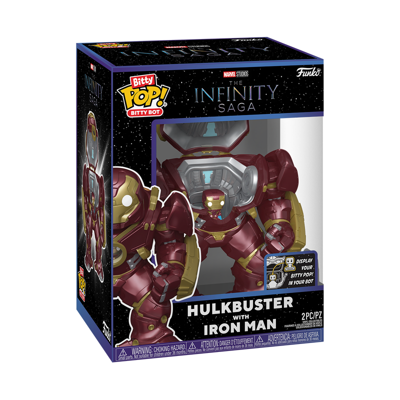 Funko Pop! Bitty Pop! Bitty Bot The Infinity Saga Hulkbuster W/ Iron Man