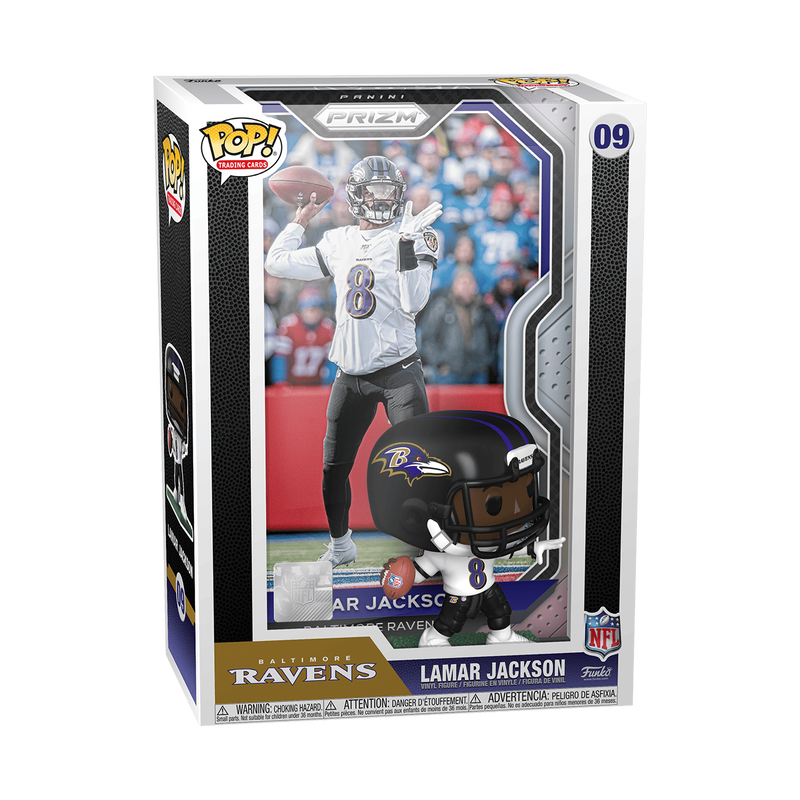 FUNKO POP! TRADING CARDS  LAMAR JACKSON (AWAY)