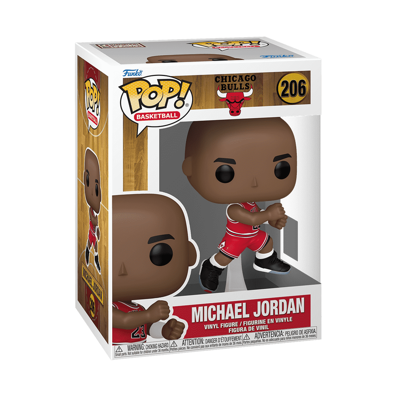 FUNKO POP! BASKETBALL CHICAGO BULLS: MICHAEL JORDAN (1989 PLAYOFFS) #206
