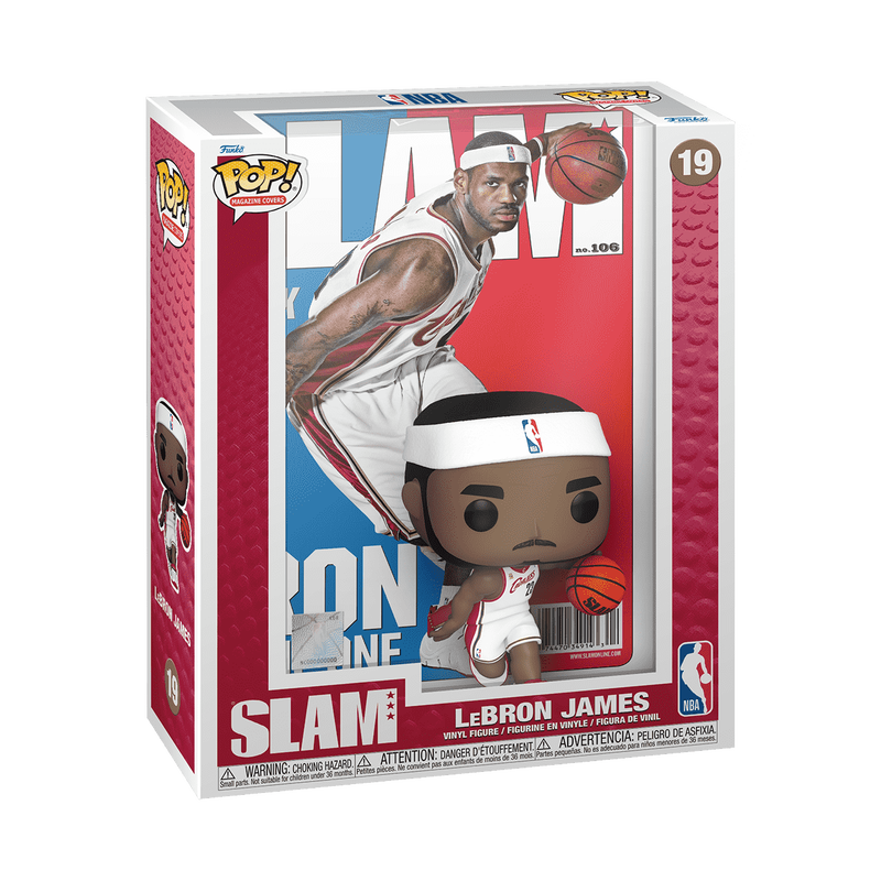 FUNKO POP! MAGAZINE COVERS (SLAM) LeBRON JAMES #19