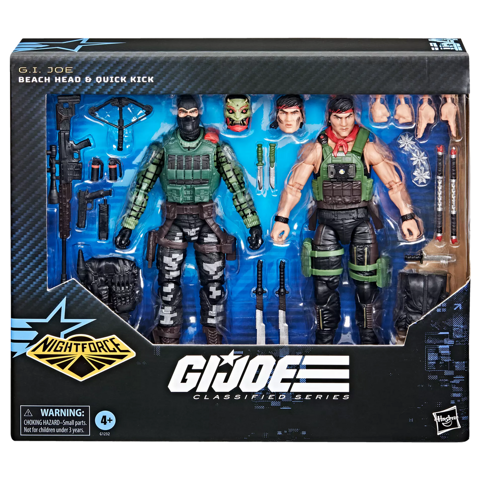 G.I. Joe Classified Series Nightforce Beach Head & Quick Kick