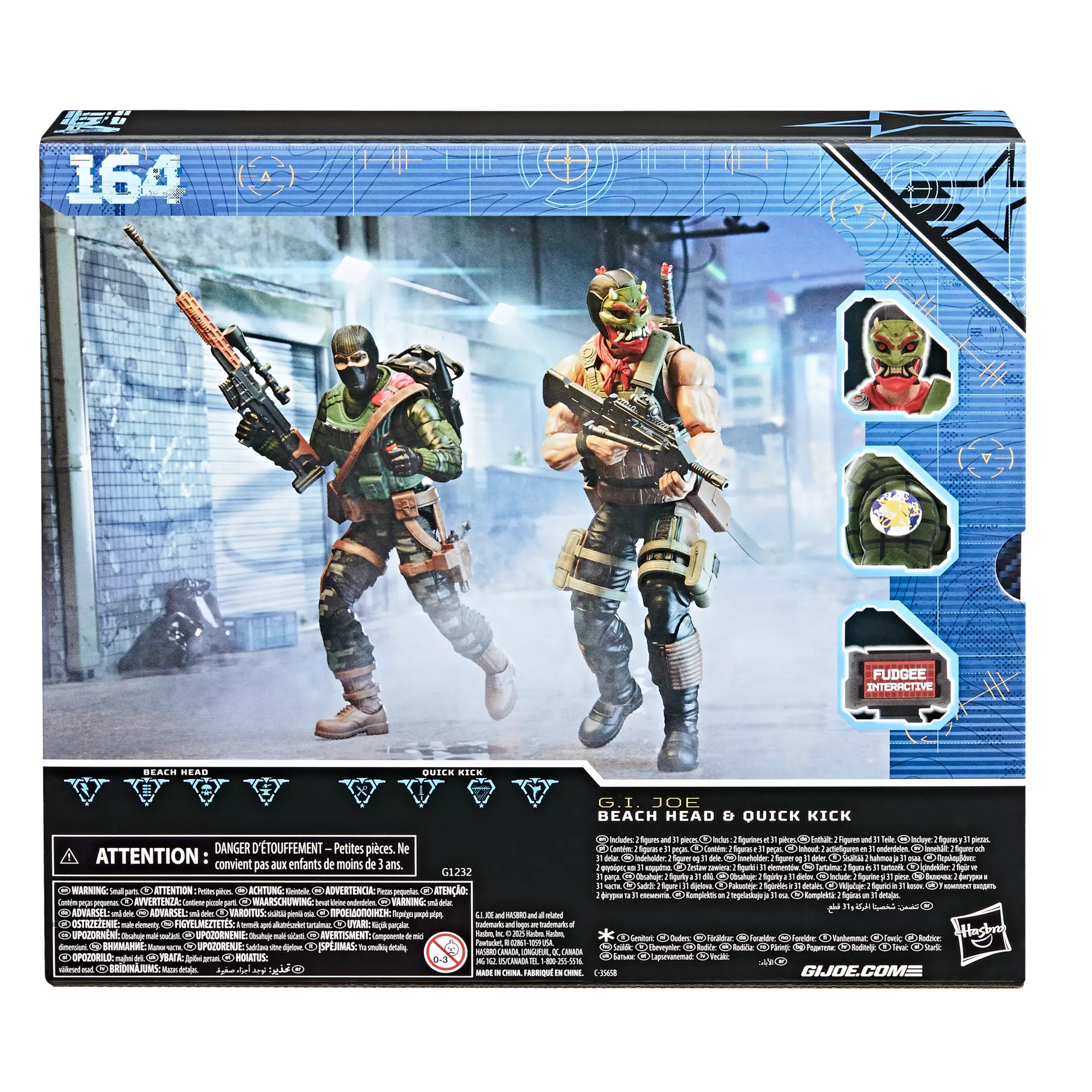 G.I. Joe Classified Series Nightforce Beach Head & Quick Kick