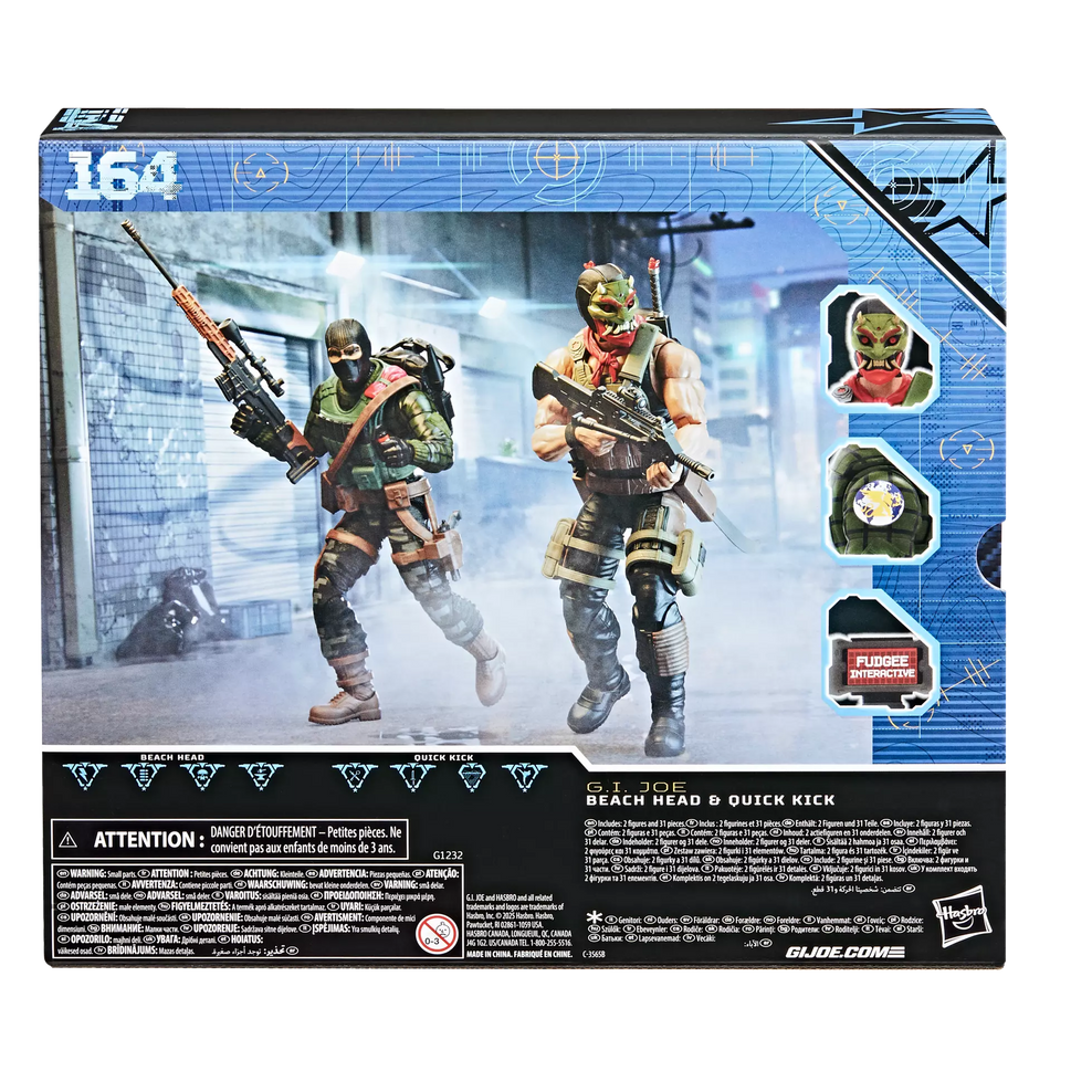 G.I. Joe Classified Series Nightforce Beach Head & Quick Kick