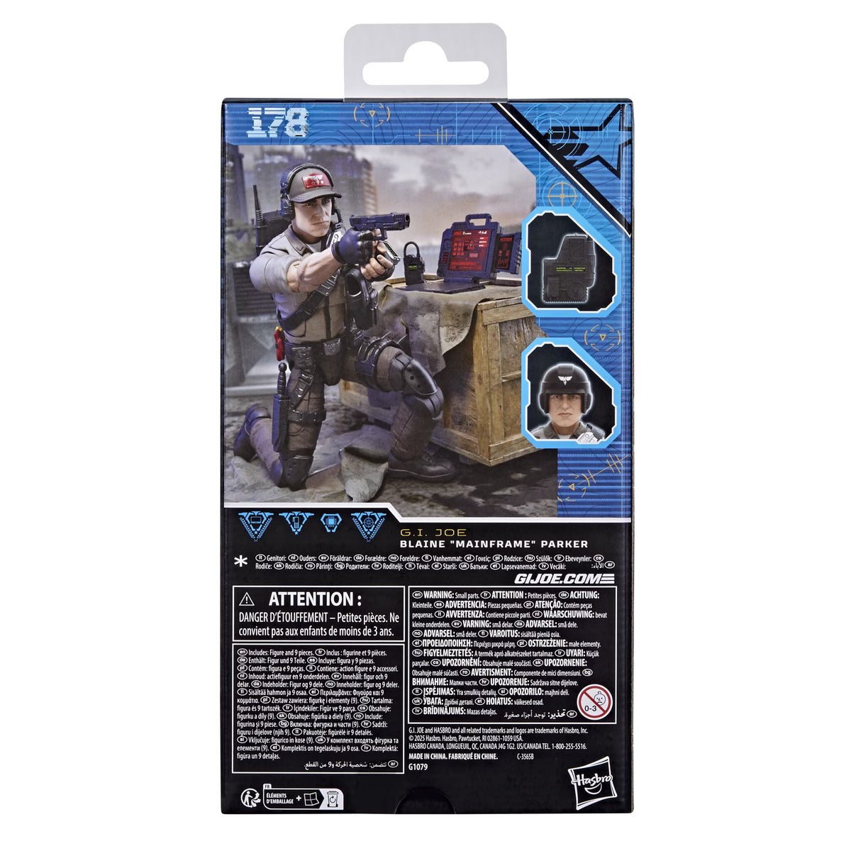 G.I.JOE Classified Series Blaine "Mainframe" Parker