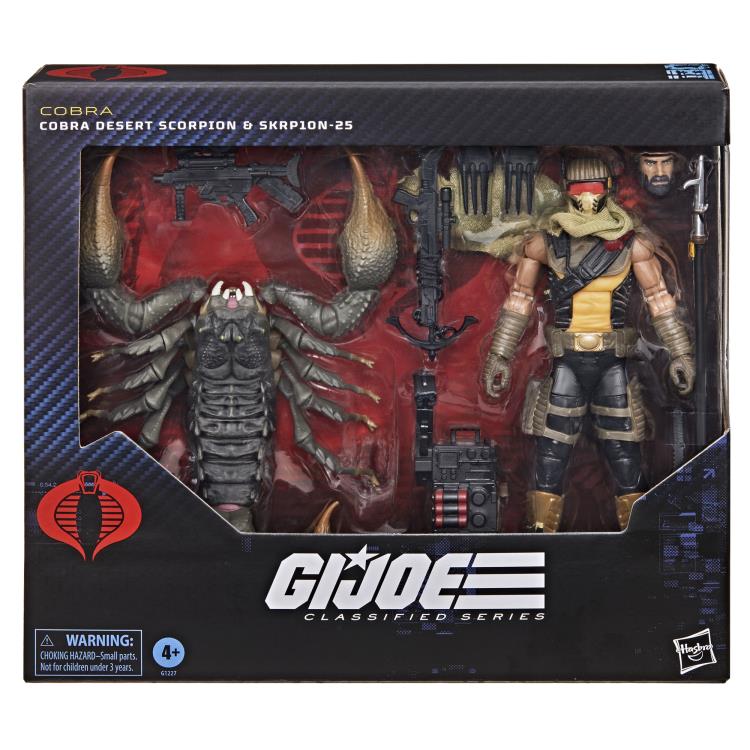 G.I. Joe Classified Series Cobra Desert Scorpion & SKRP10-25