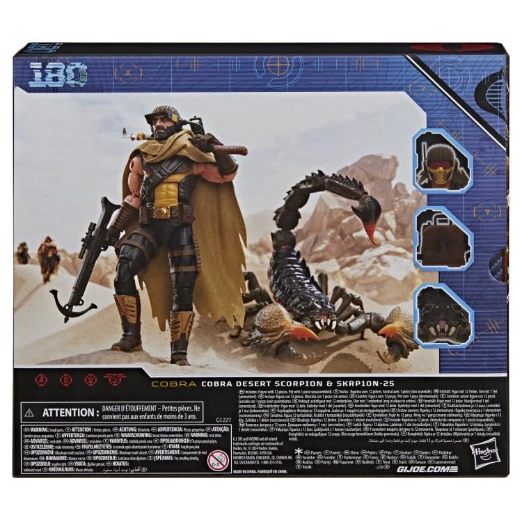 G.I. Joe Classified Series Cobra Desert Scorpion & SKRP10-25