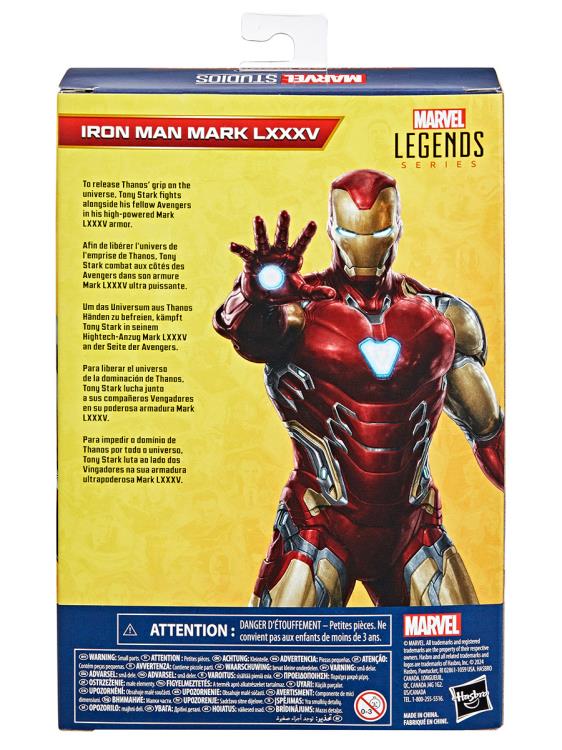 MARVEL LEGEND SERIES MARVEL STUDIOS IRON MAN MARK LXXXV