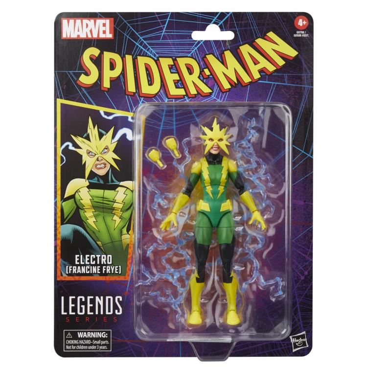 MARVEL LEGEND SERIES SPIDER-MAN ELECTRO (FRANCINE FRYE)