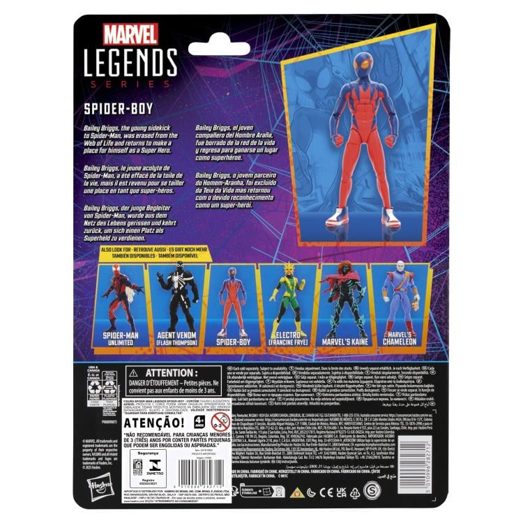 MARVEL LEGEND SERIES SPIDERMAN  SPIDER-BOY