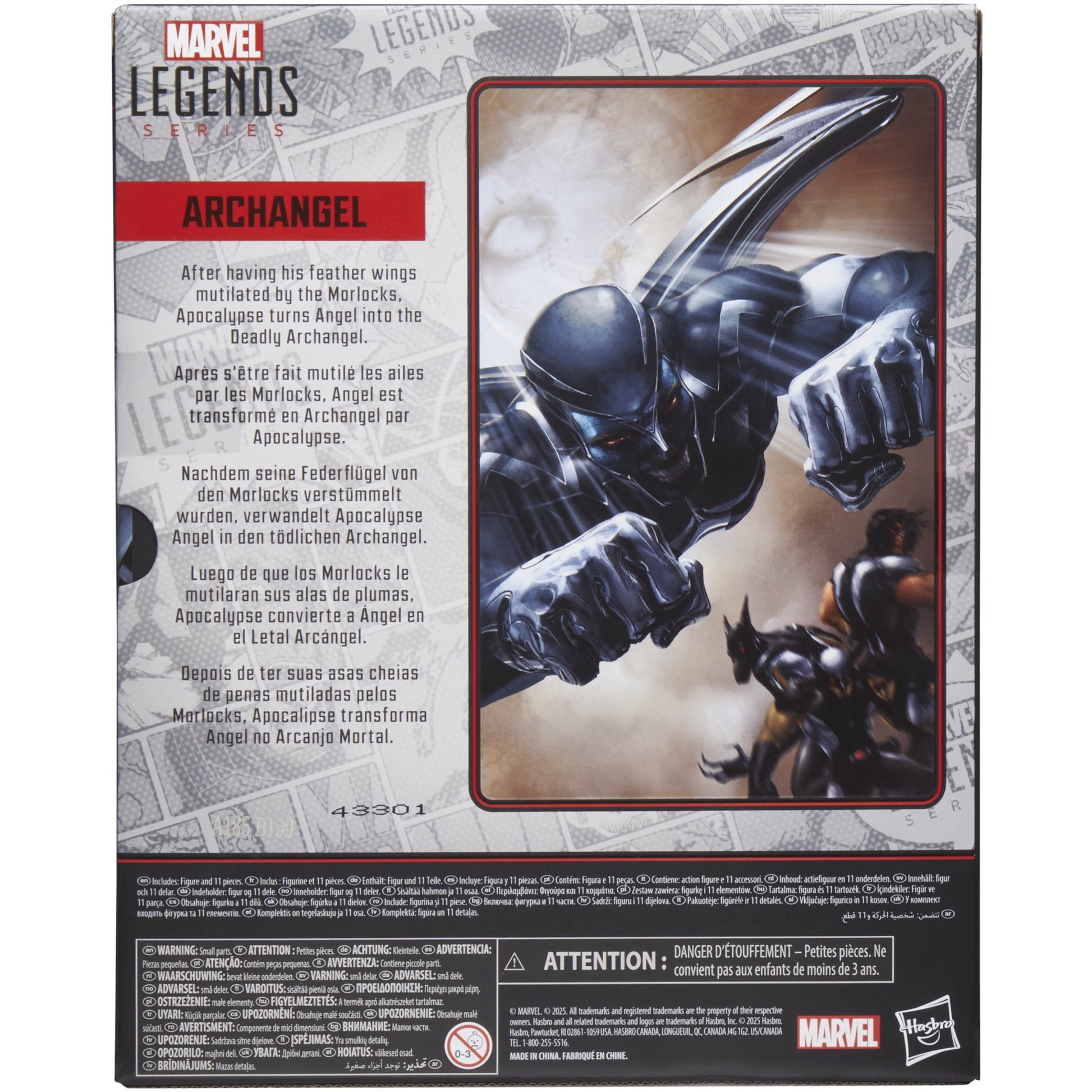 MARVEL LEGENDS SERIES XFORCE:  ARCHANGEL