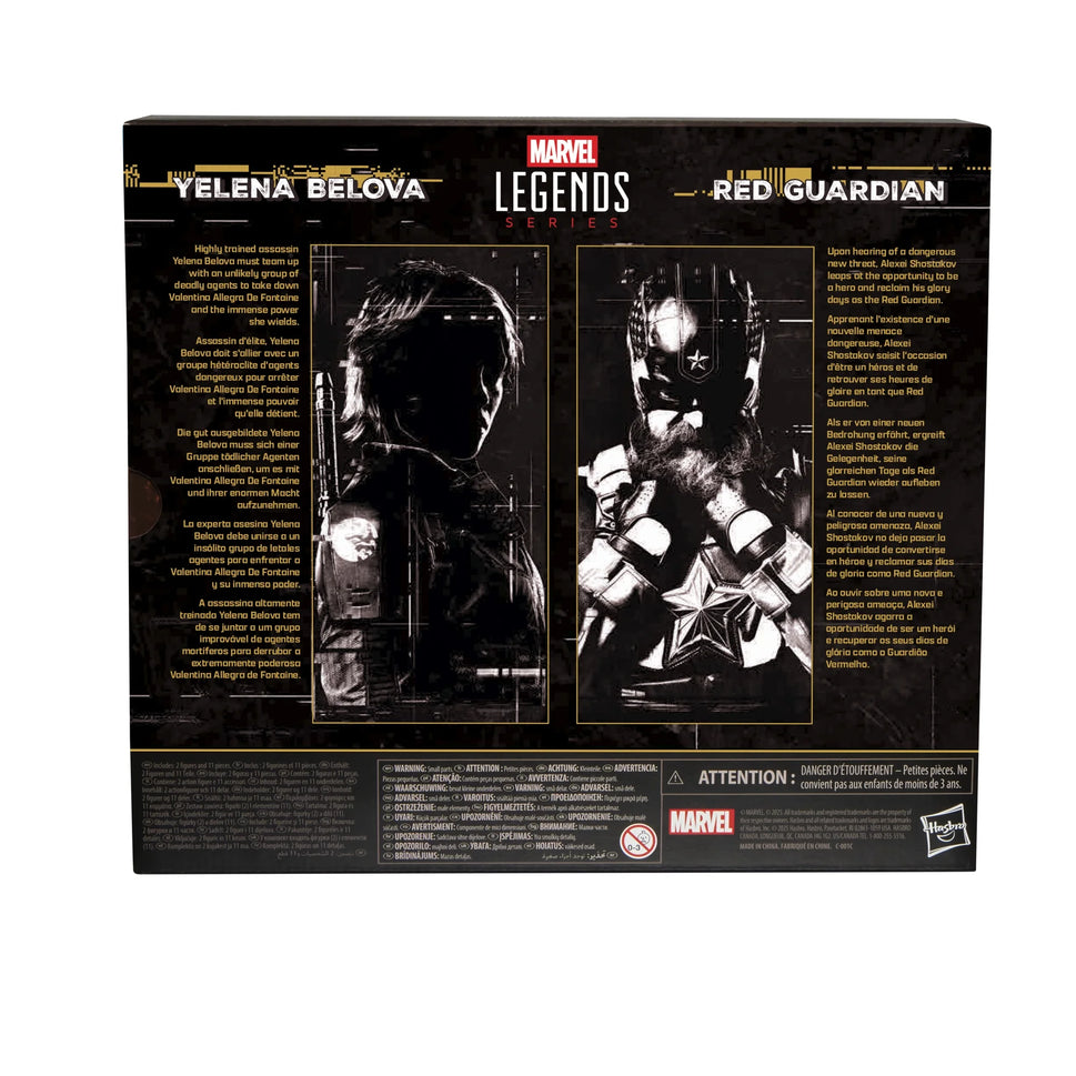 Marvel Legend Series MS Thunderbolts Yelena Belova & Red Guardian