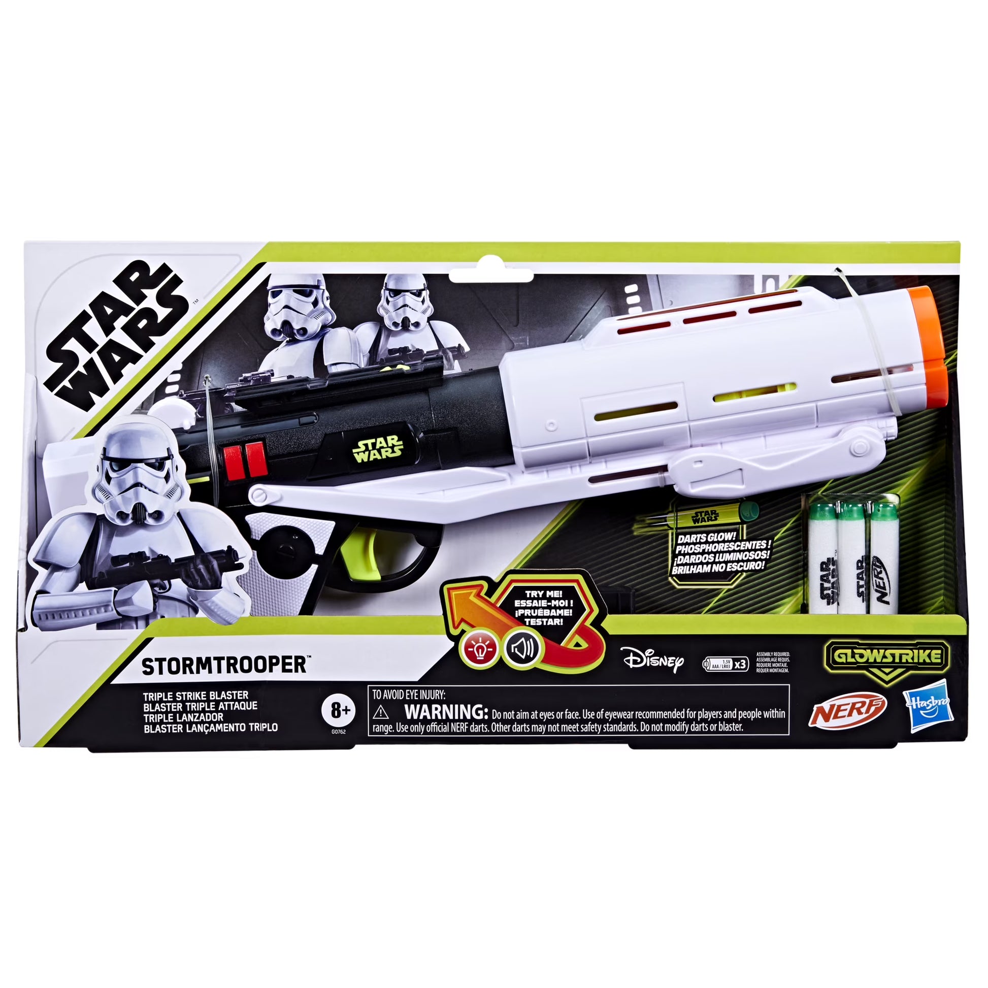 NERF Star Wars Stormtrooper Triple Strike Blaster