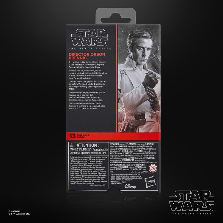 STAR WARS THE BLACK SERIES DIRECTOR ORSON KRENNIC (ANDOR)