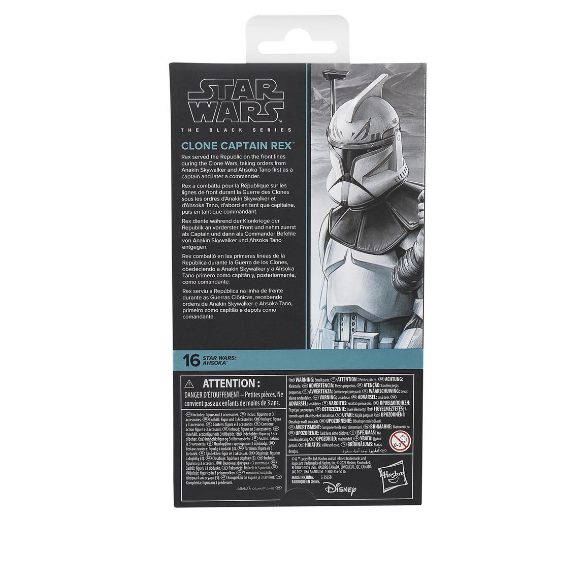 STAR WARS THE BLACK SERIES CLONE CAPTAIN REX (AHSOKA)