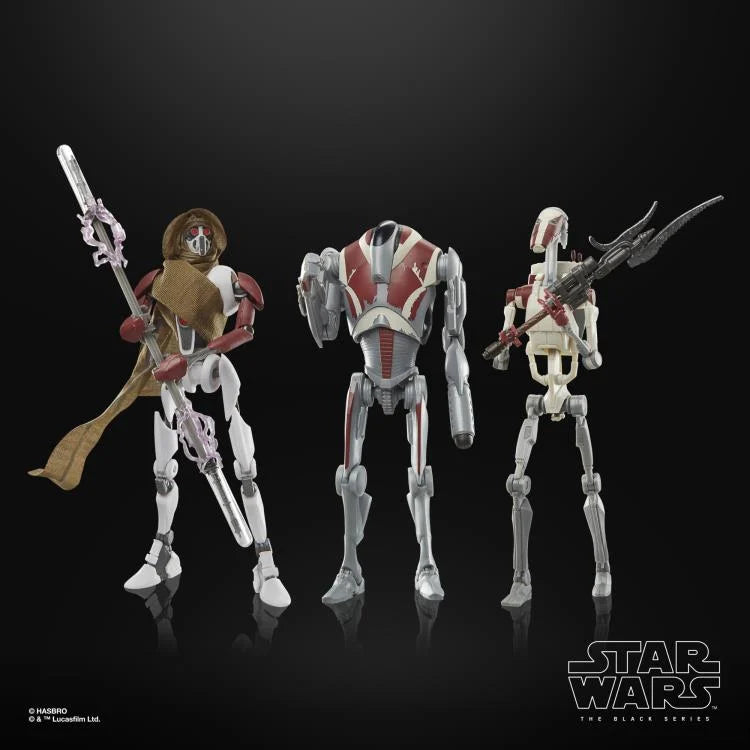 Star Wars The Black Series MagnaGuard, Super Battle Droid & Battle Droid