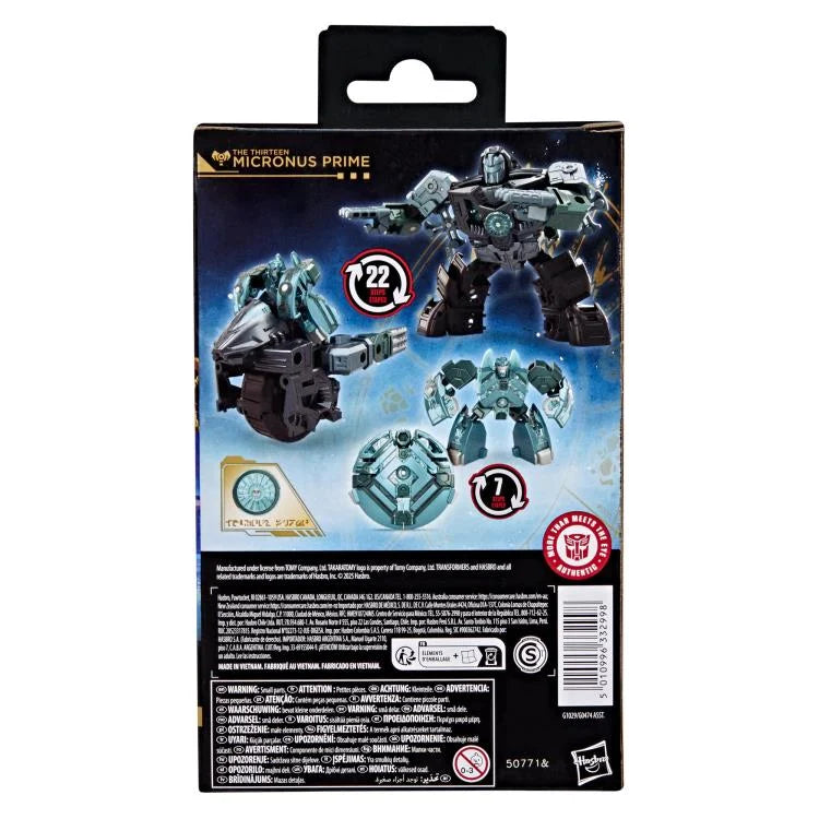 Transformers Age of the Primes The Thirteen Micronus Prime