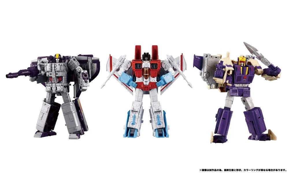 TRANSFORMERS DRAMATIC CAPTURE SERIES TRIPLE TAKEOVER
