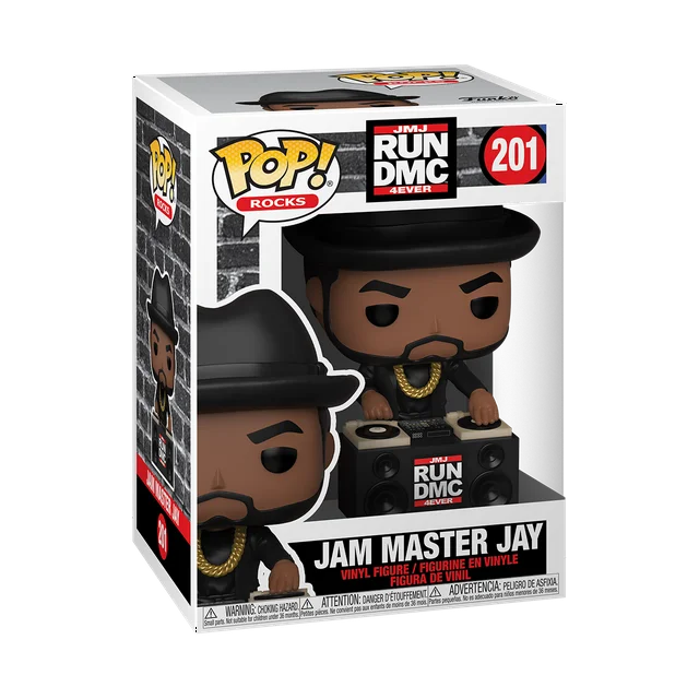 FUNKO POP! ROCKS: JMJ RUN DMC- JAM MASTER JAY #201