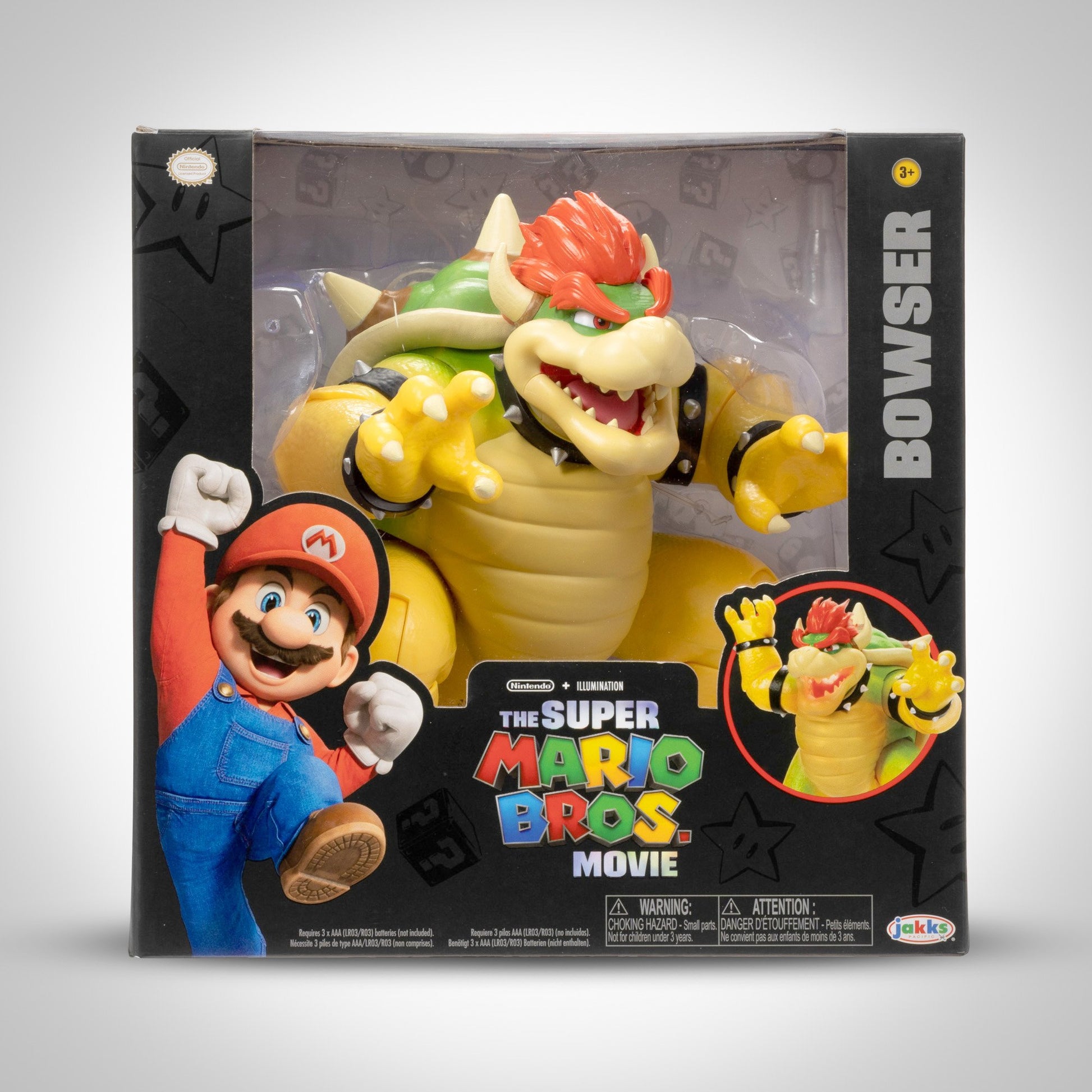 SUPER MARIO BROS THE MOVIE  BOWSER W/ FIRE