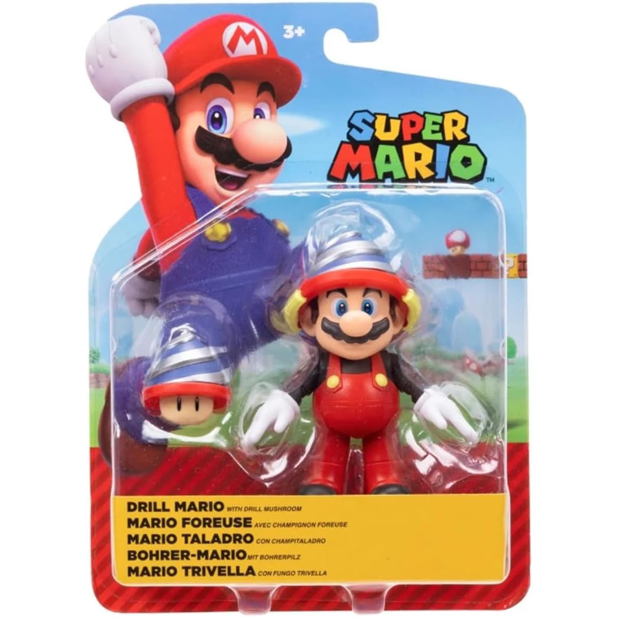 Super Marion Drill Mario w/ Drill Mushroom