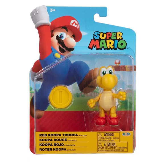 Super Mario Red Koopa Troopa w/ Coin