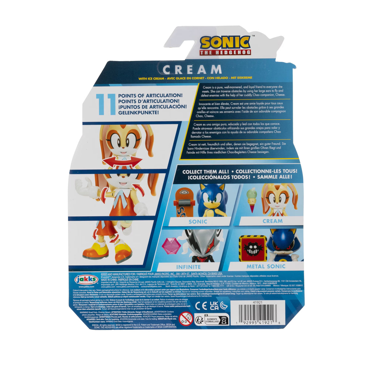 35th Anniversary Sonic The Hedgehog Cream w/ Ice Cream Cone