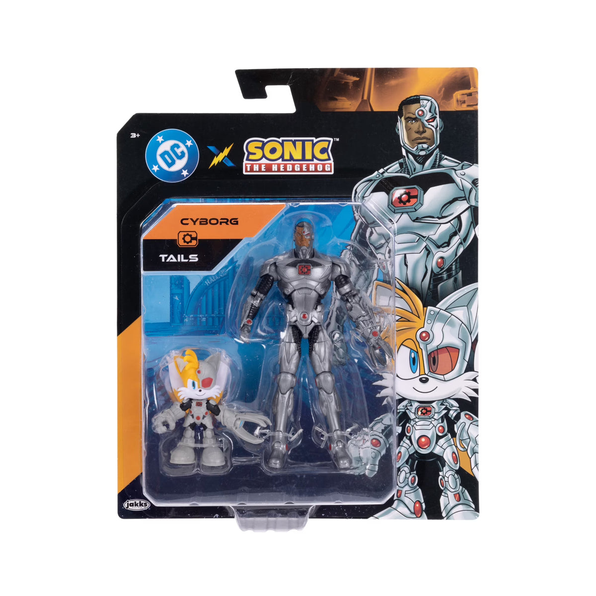 DC X Sonic The Hedgehog Tails Cyborg Multi-pack