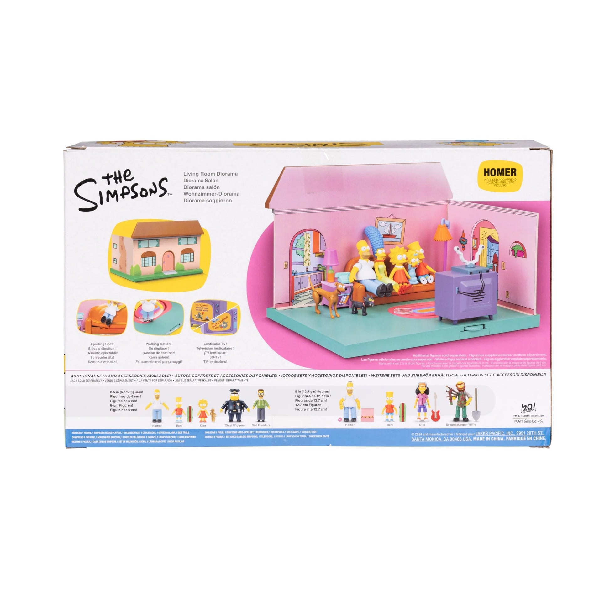 The Simpsons living Room Diorama + Homer
