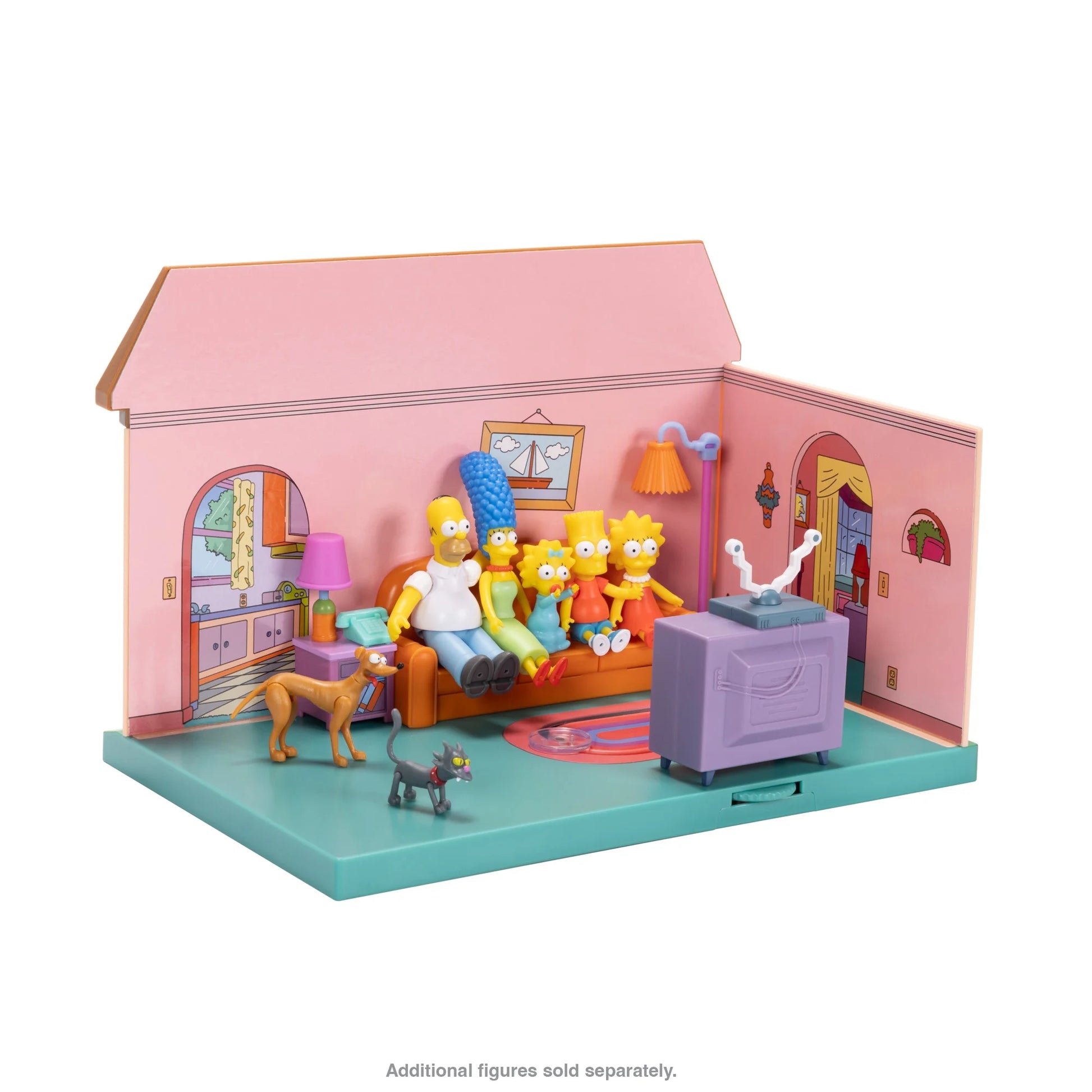 The Simpsons living Room Diorama + Homer