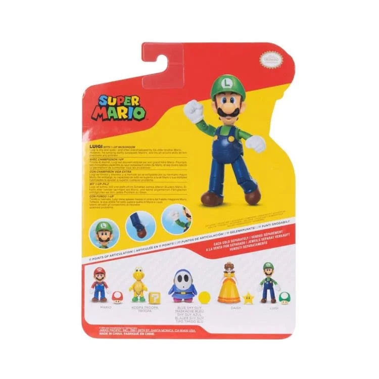 Super Mario Luigi with 1-Up Mushroom