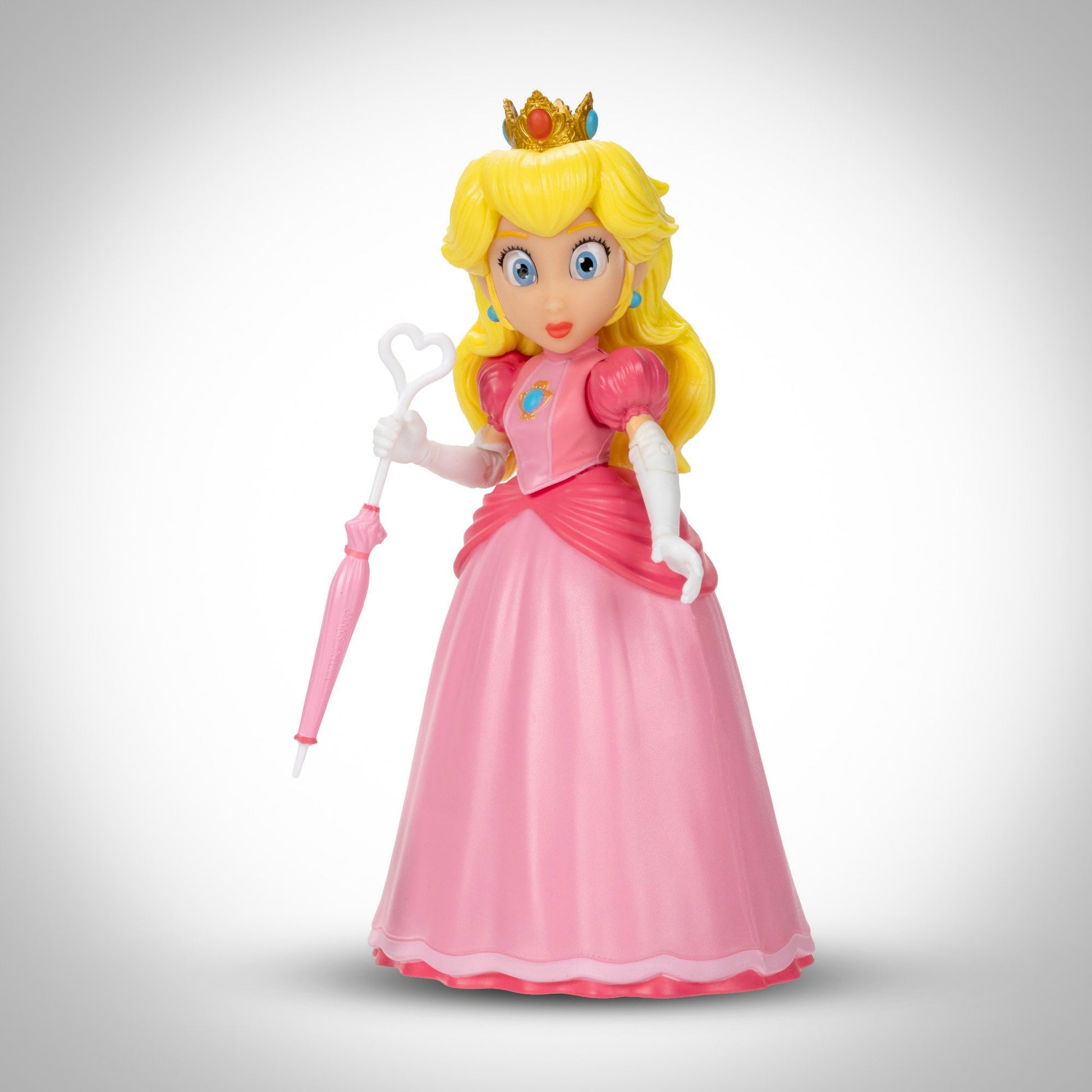 SUPER MARIO BROS THE MOVIE  PEACH W/ UMBRELLA