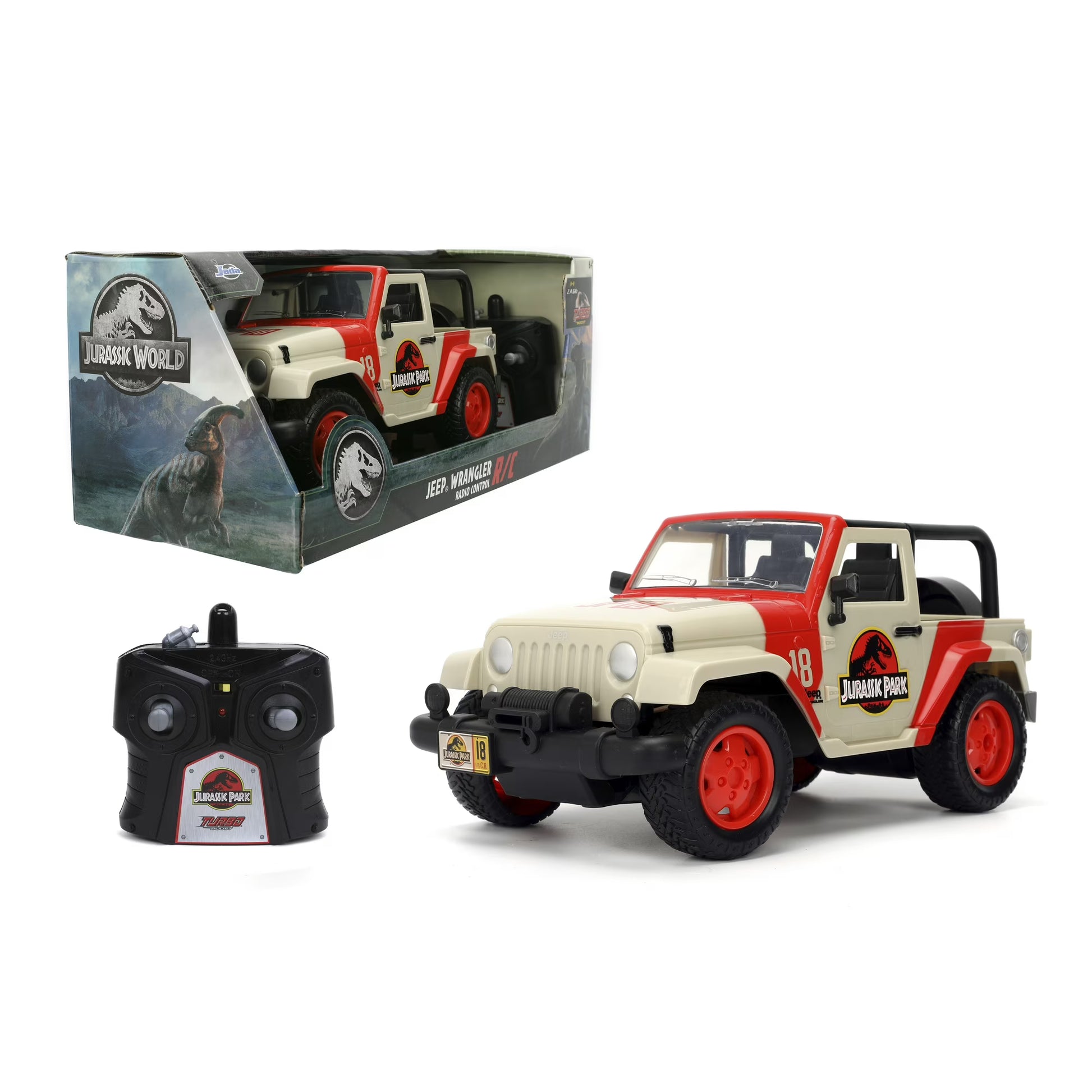 Jurassic World 1992 Jeep Wrangler RC (Scale 1:16)