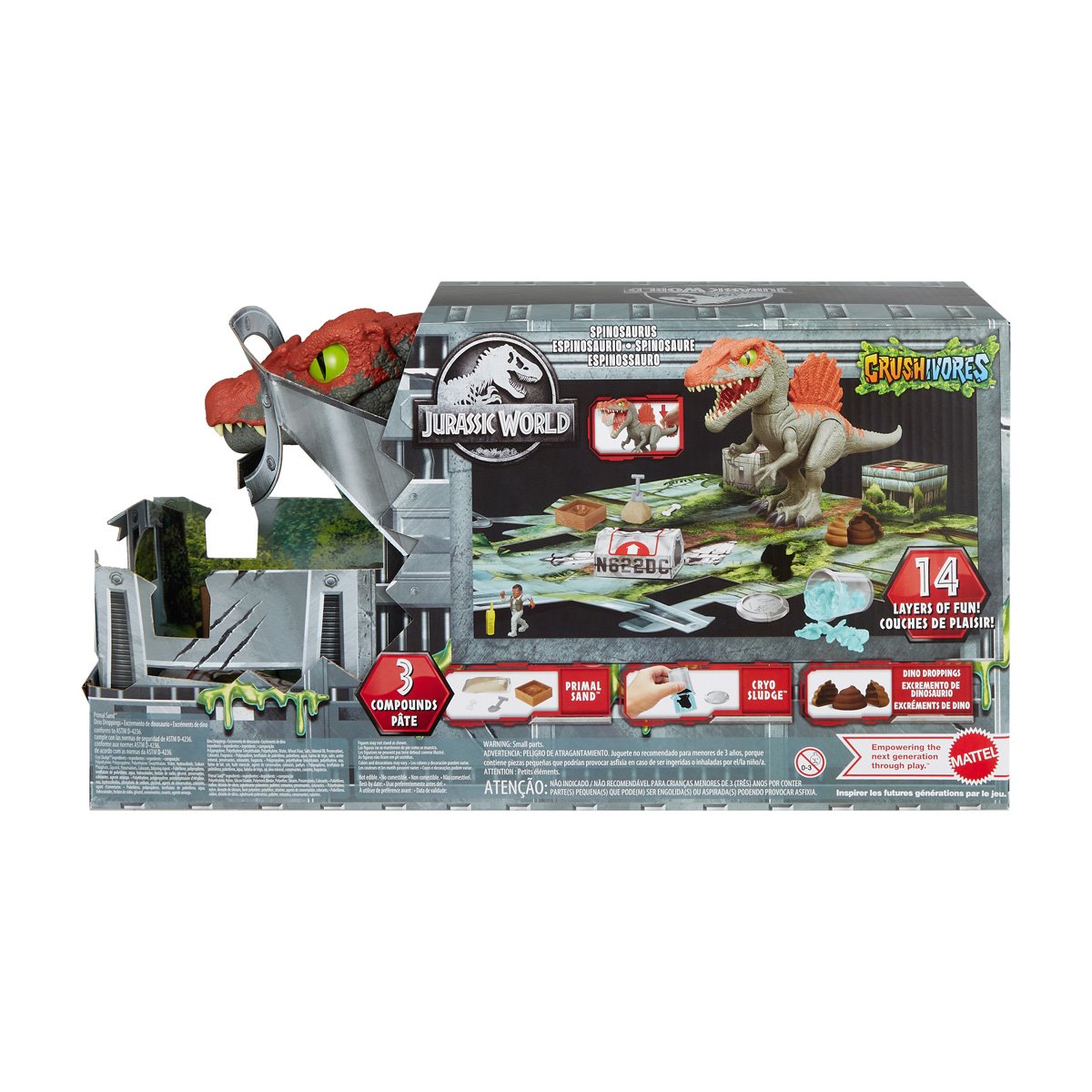 JURASSIC WORLD CRUSHIVORES  SPINOSAURUS