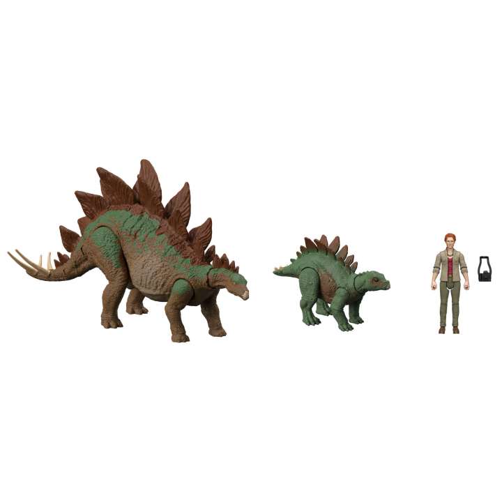 JURASSIC WORLD: LEGACY COLLECTION- DR. SARAH HARDING & STEGOSAURUS