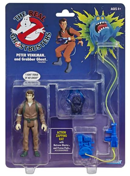 Kenner the Real Ghostbusters Peter Venkman & Grabber Ghost
