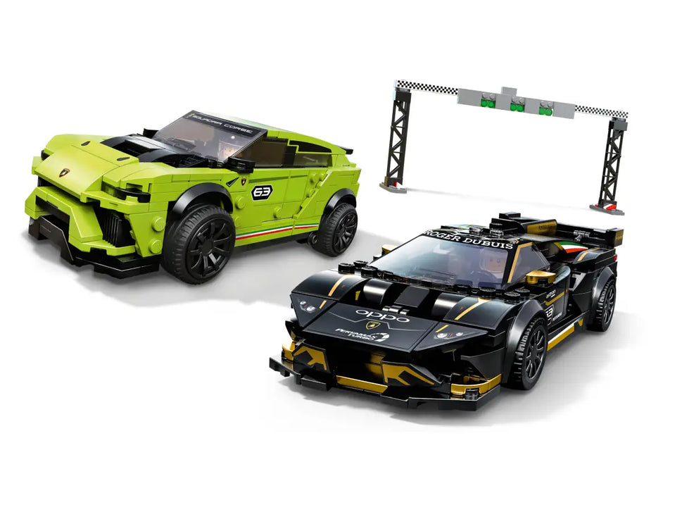 LEGO Speed Champions: Lamborghini Urus St-X & Lamborghini Huracan Super Trofeo Evo (Retired)