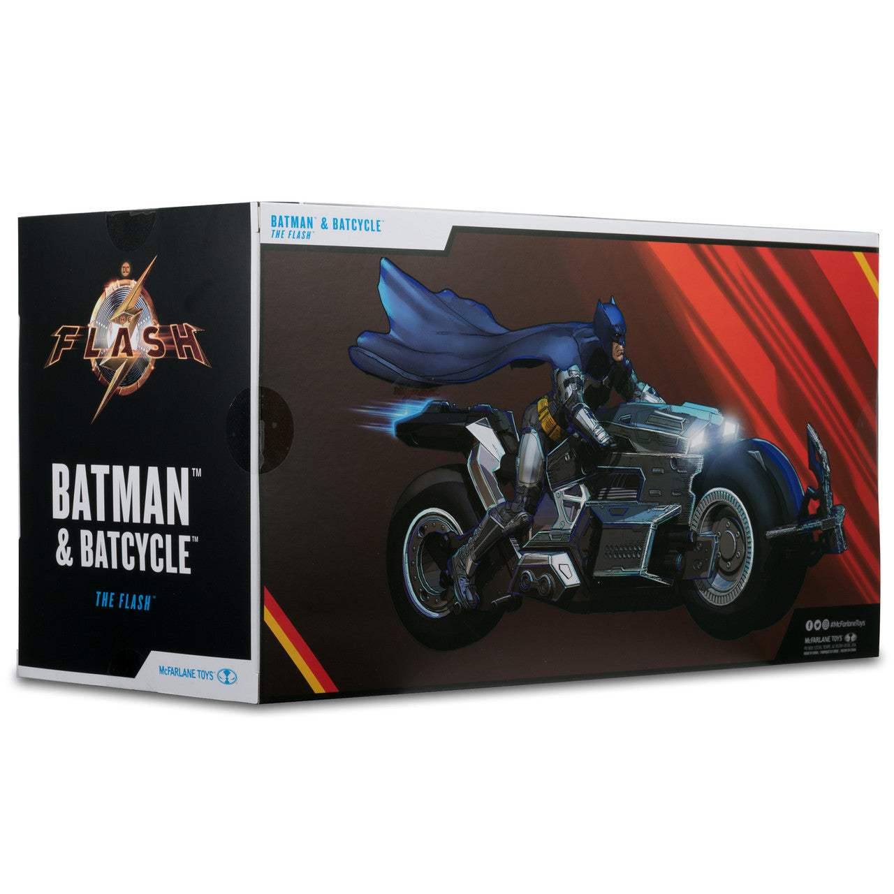 McFarlane Toys DC Multiverse The Flash: Batman & Batcycle