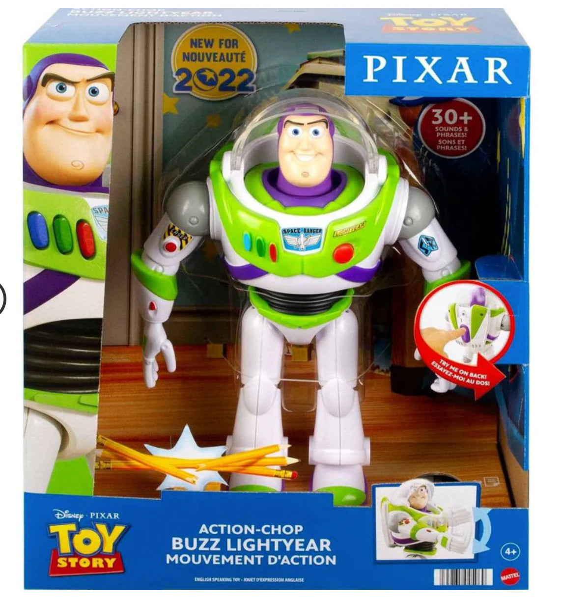 DISNEY PIXAR TOY STORY BUZZ LIGHTYEAR ACTION-CHOP
