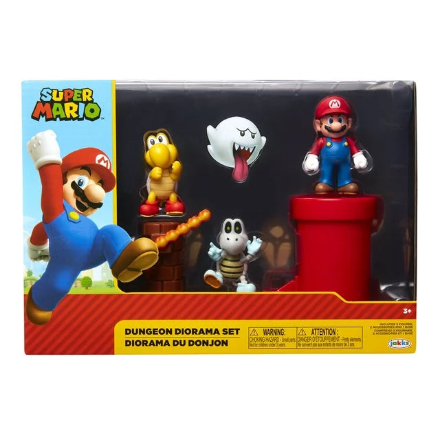 SUPER MARIO DUNGEON DIORAMA SET
