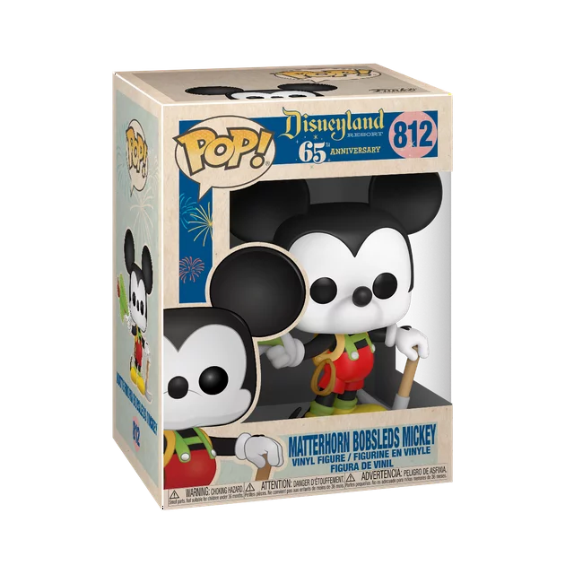 FUNKO POP! DISNEYLAND 65TH ANNIVERSARY :MATTERHORN BOBSLEDS MICKEY #812