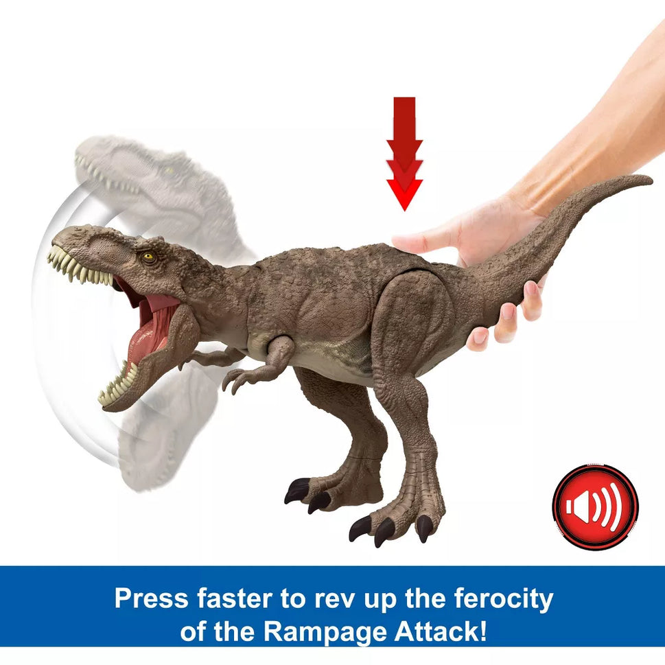Mattel Jurassic World Chaos Theory All-Out Attack Tyrannosaurus Rex