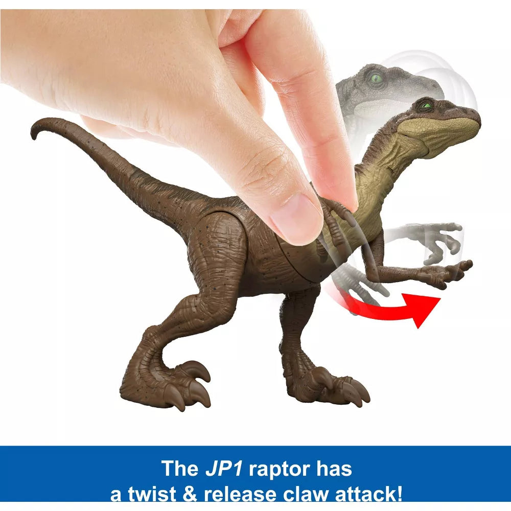 Jurassic World Jurassic Park I, II and III Velociraptor Trilogy Set