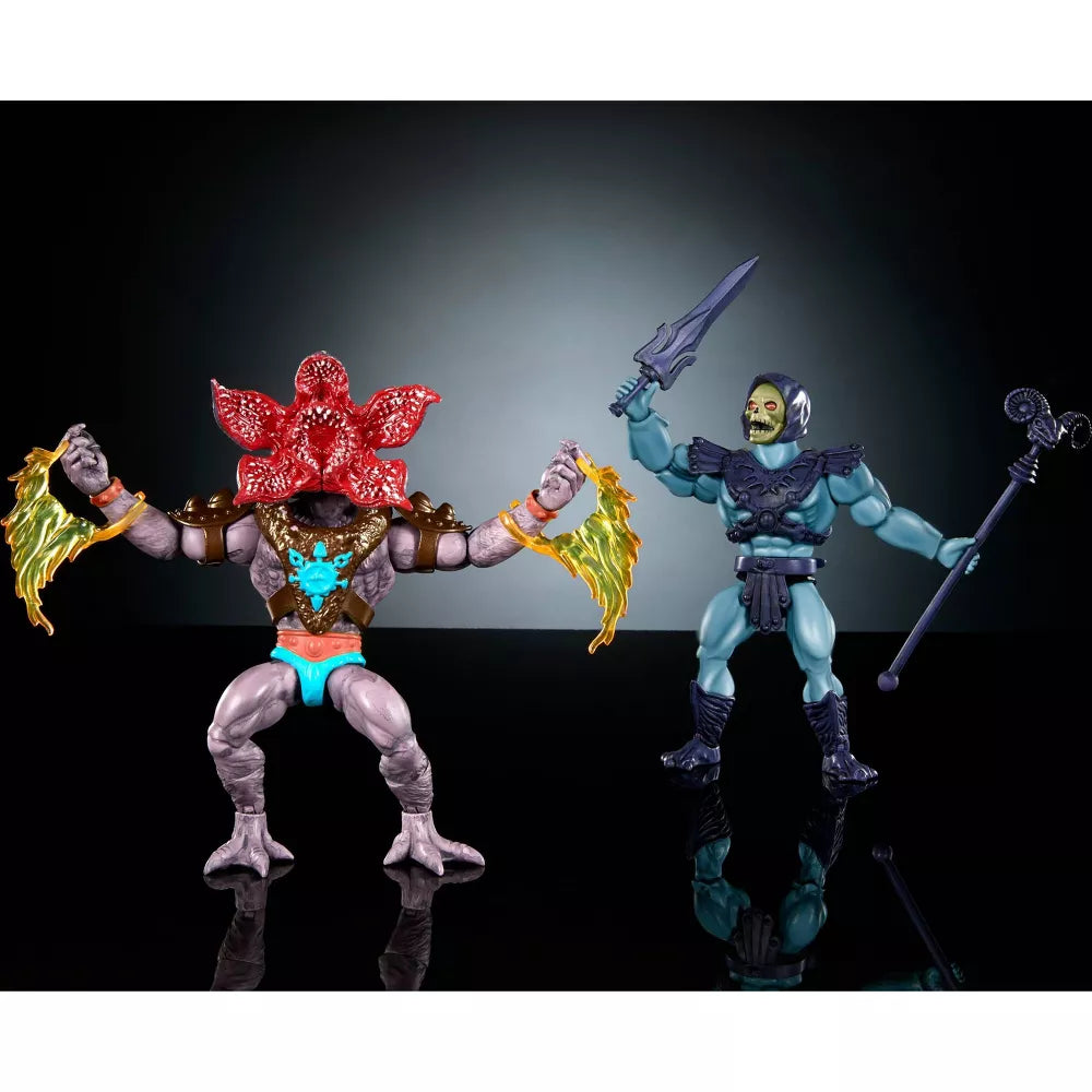 MASTERS OF THE UNIVERSE X STRANGER THINGS  SKELETOR & DEMOGORGON