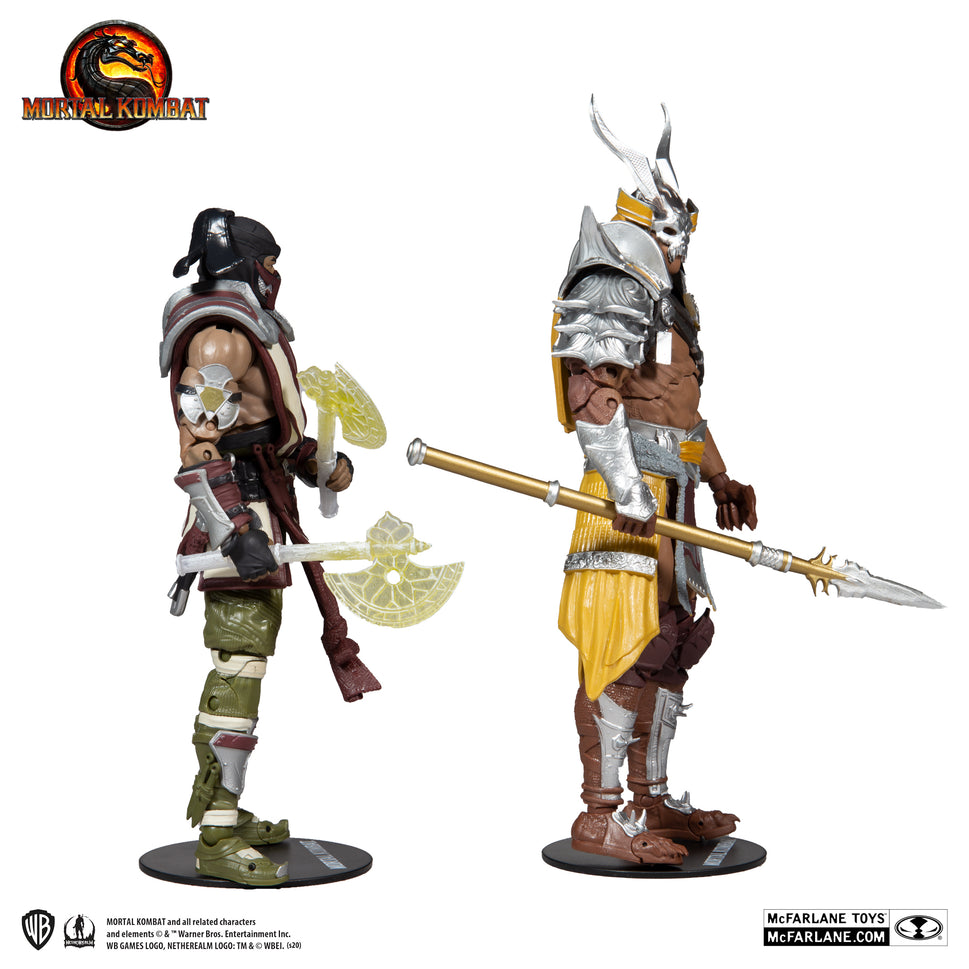 McFarlane Toys Mortal Kombat Sub-Zero vs Shao Kahn (2PK)