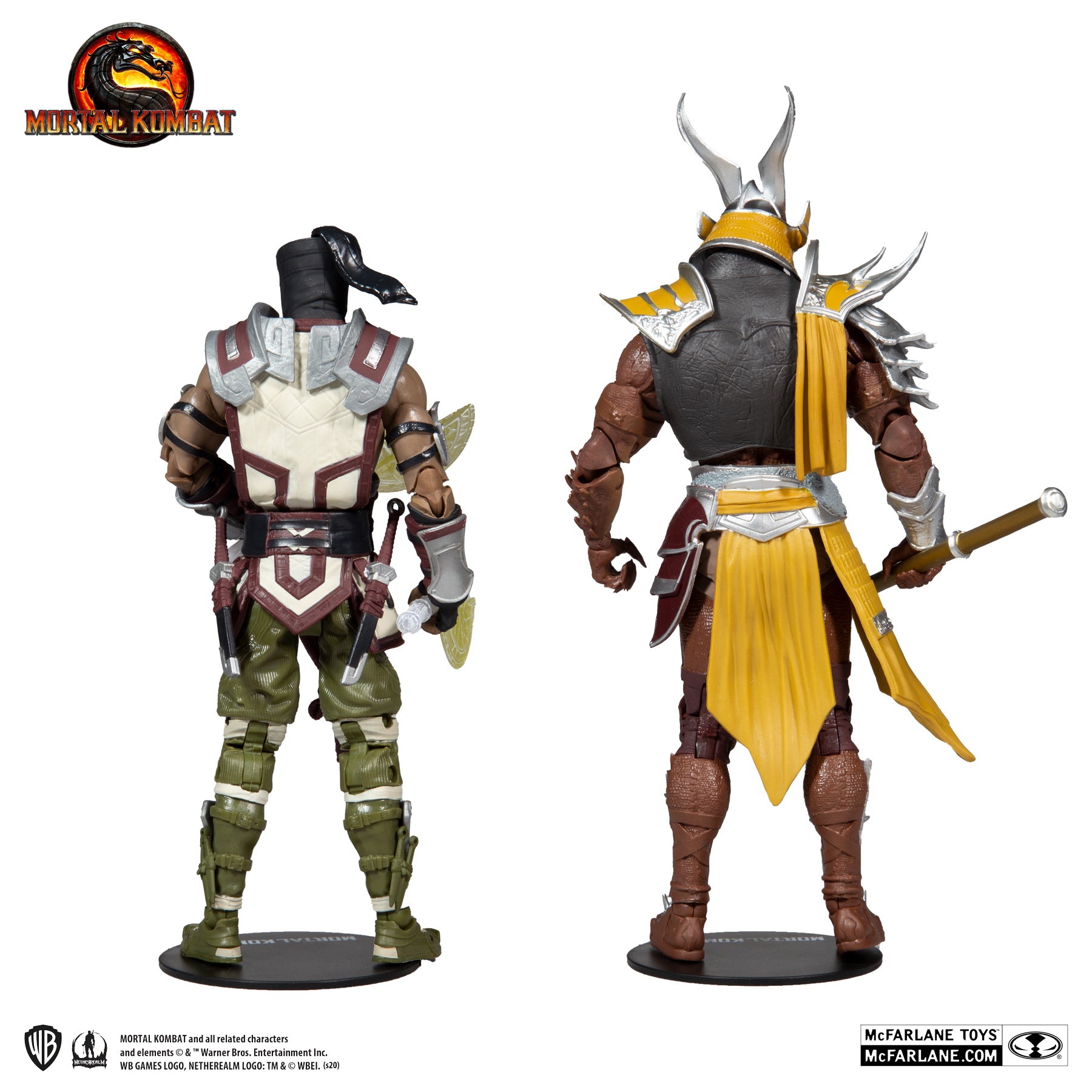 MCFARLANE TOYS MORTAL KOMBAT SUB-ZERO VS SHAO KAHN (2PK)