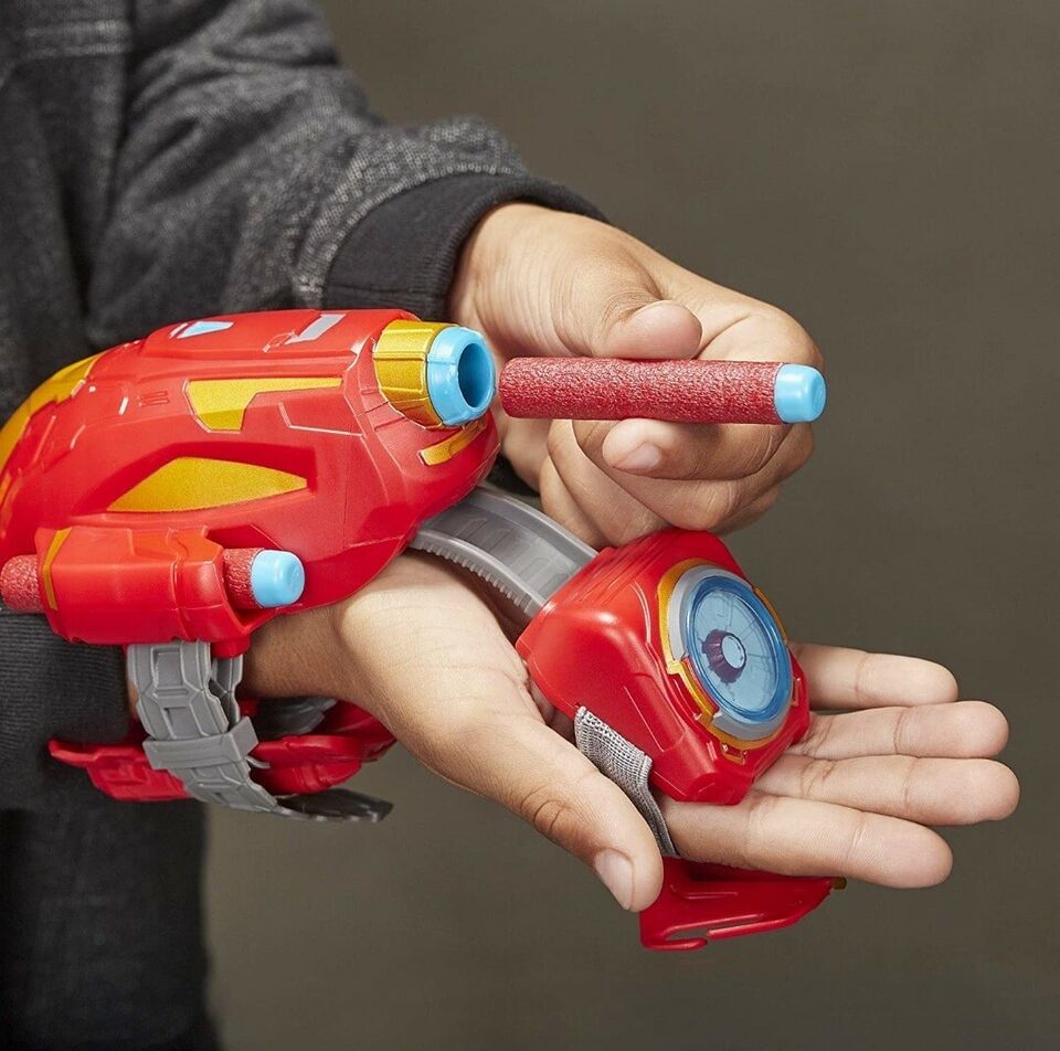 NERF Power Moves Strike Shot: Ironman- Marvel Avengers-
